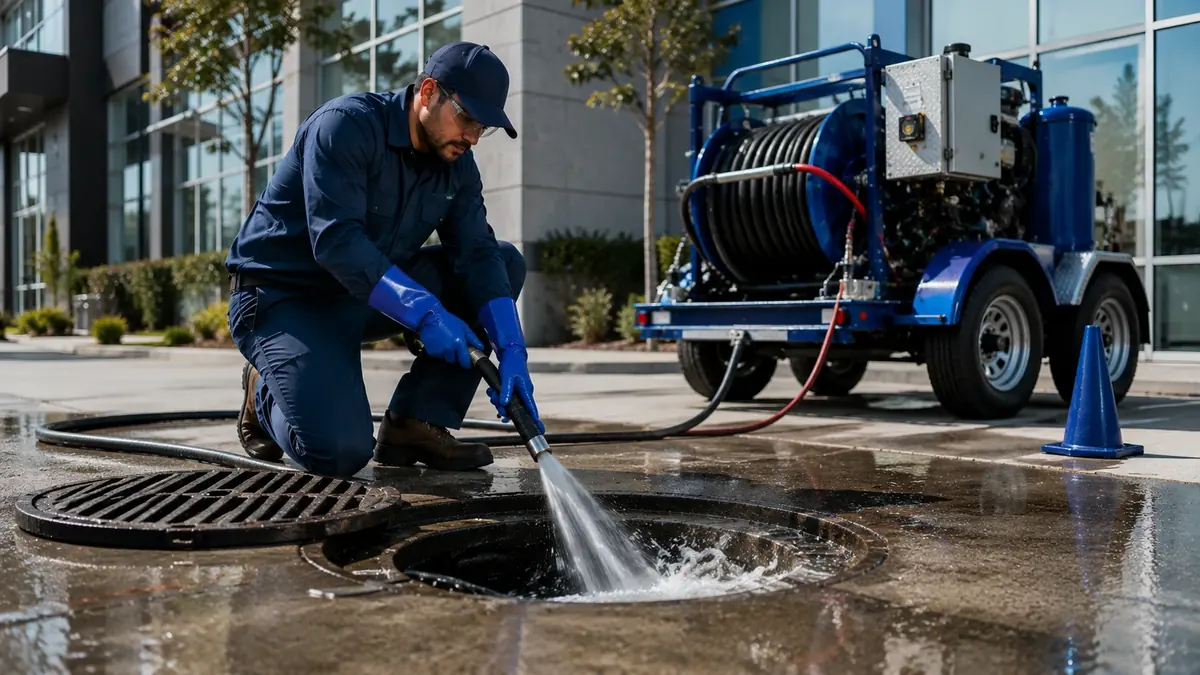 Commercial Hydro Jet Drain Cleaning in Rancho Cucamonga