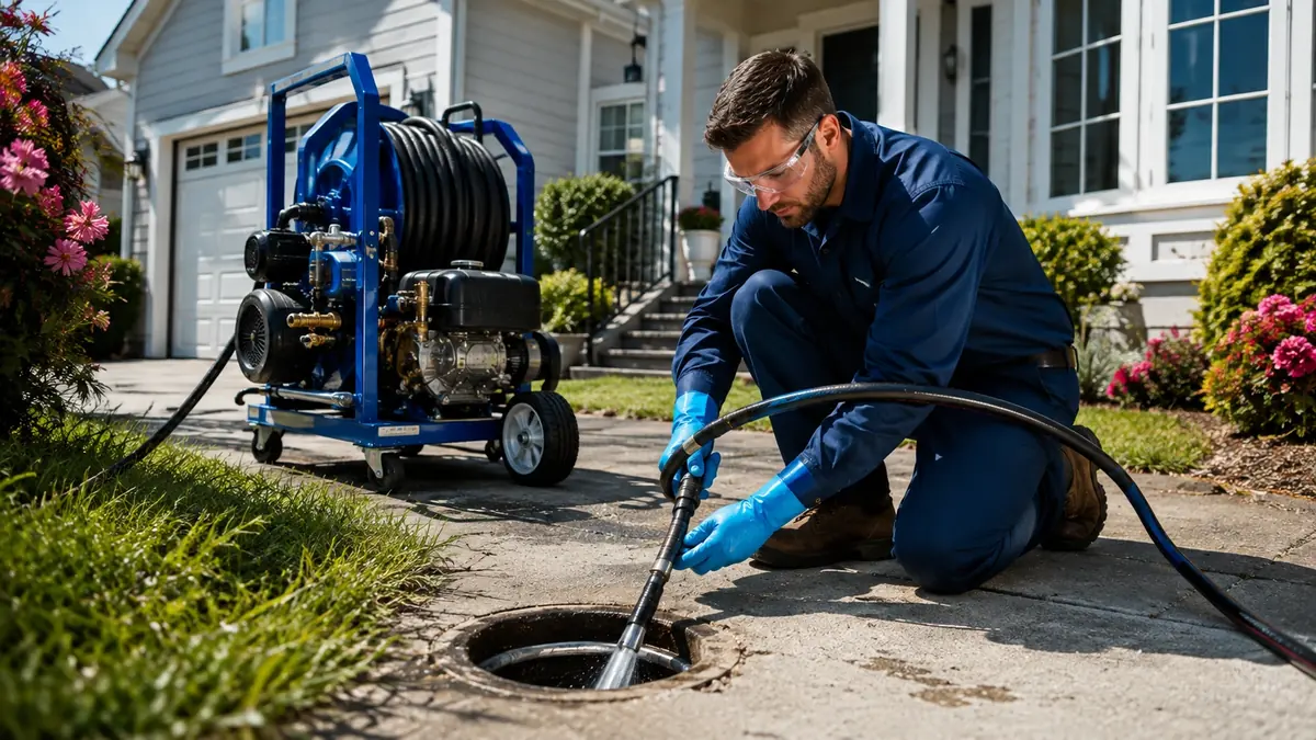 Residential Hydro Jet Drain Cleaning in Rancho Cucamonga