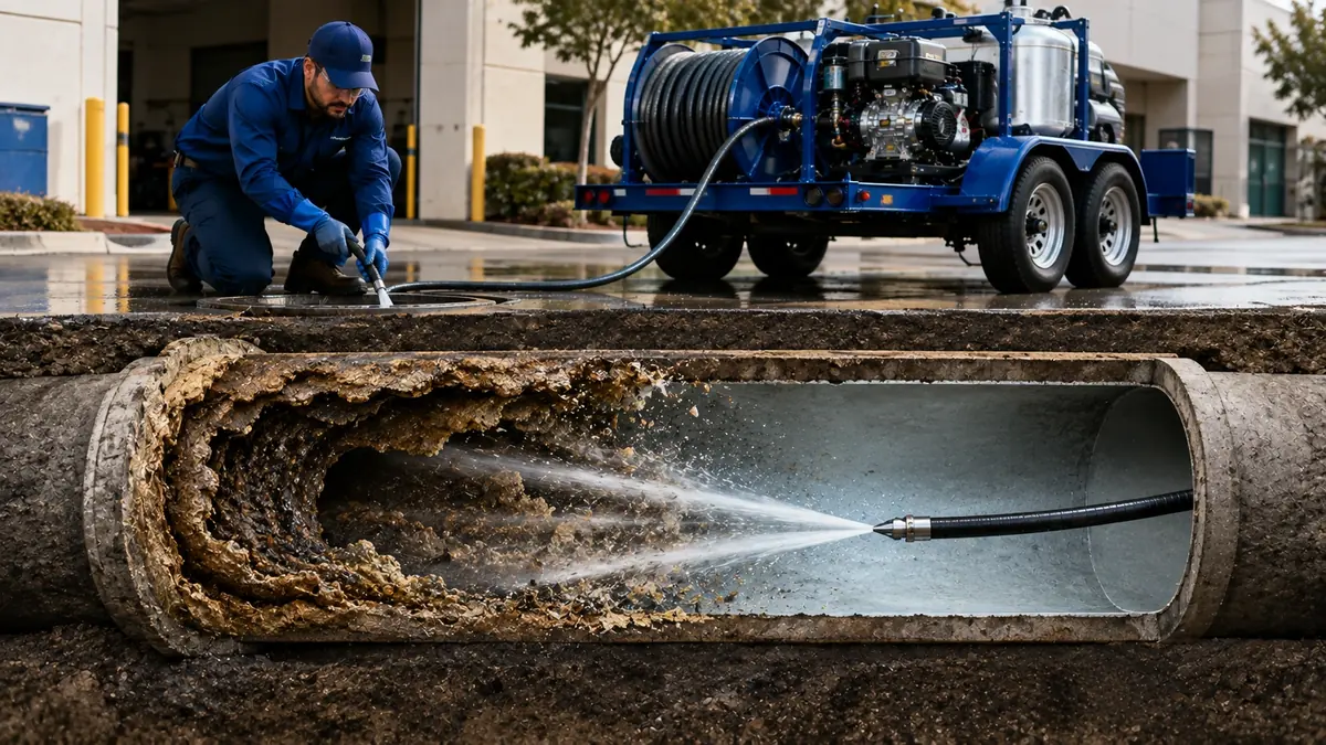Sewer Pipe Descaling in Rancho Cucamonga